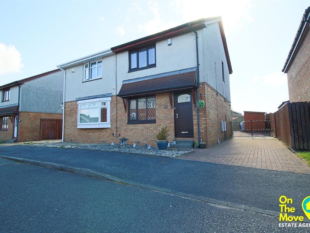 2 bed semidetached house for sale in Moorfield Crescent, Airdrie ML6