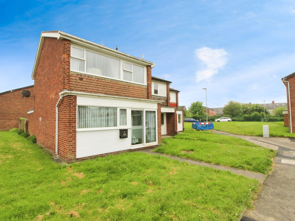 2 bed end terrace house for sale in Willow Crescent, Blyth NE24, £