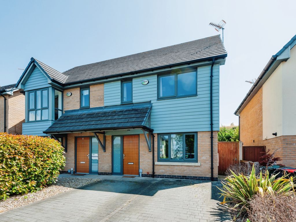 2 bed semidetached house for sale in Overton Green, Frodsham WA6, £