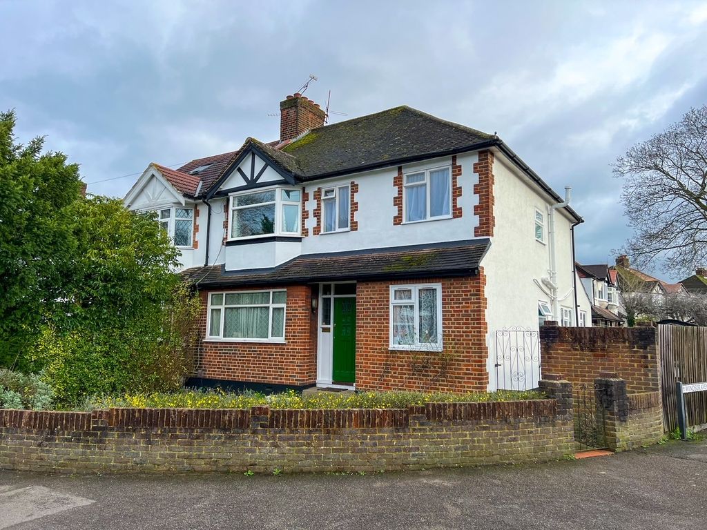 4 bed semidetached house for sale in Hurst Road, West Molesey KT8, £