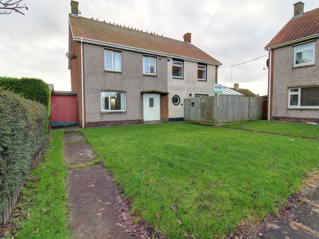 3 bed semidetached house for sale in Bolam Drive, Ashington NE63, £