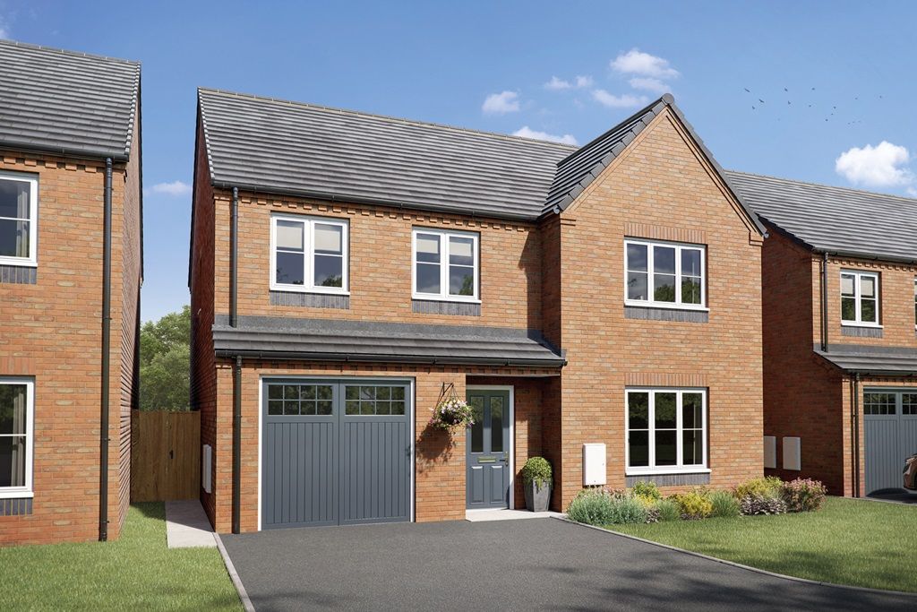 New home, 4 bed detached house for sale in "The Wortham Plot 18" at