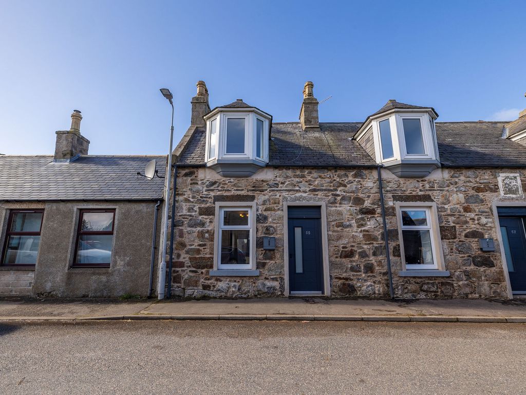 2 bed terraced house for sale in High Street, New Aberdour AB43, £