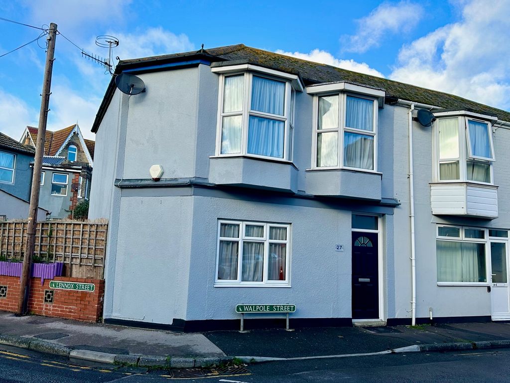 3 bed end terrace house for sale in Walpole Street, Weymouth DT4, £
