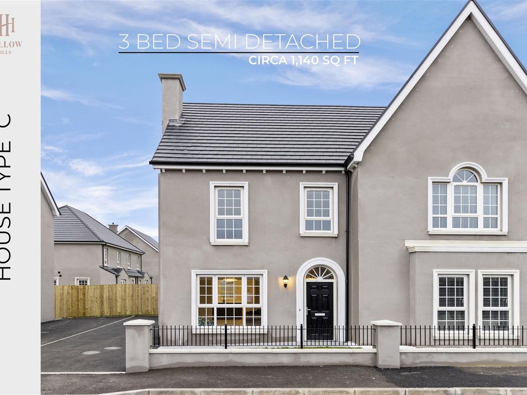 New home, 3 bed semidetached house for sale in Type C, Hollow Hills, Ballykelly, Limavady BT49