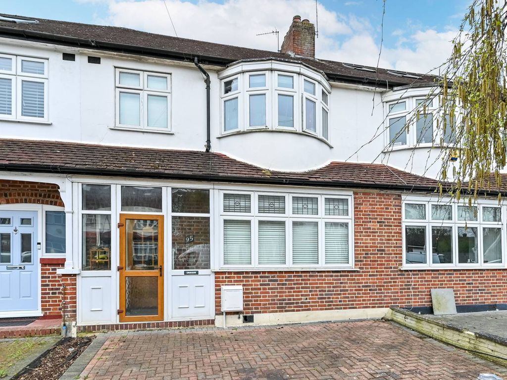 3 bed terraced house for sale in Marina Avenue, Motspur Park, New