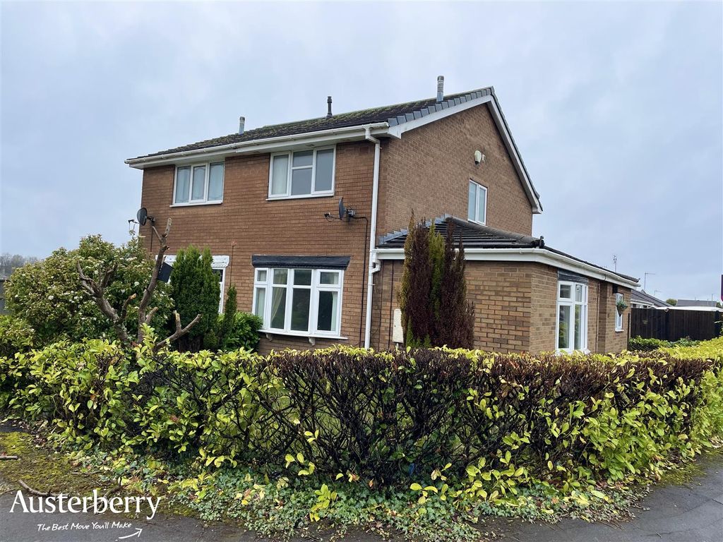 2 bed semidetached house for sale in Fleckney Avenue, Longton, Stoke