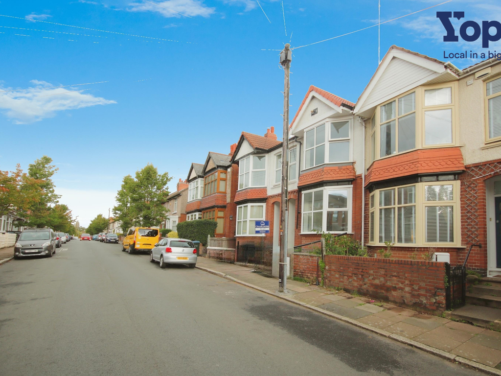 4 bed terraced house for sale in Harefield Road, Coventry CV2, £287,950