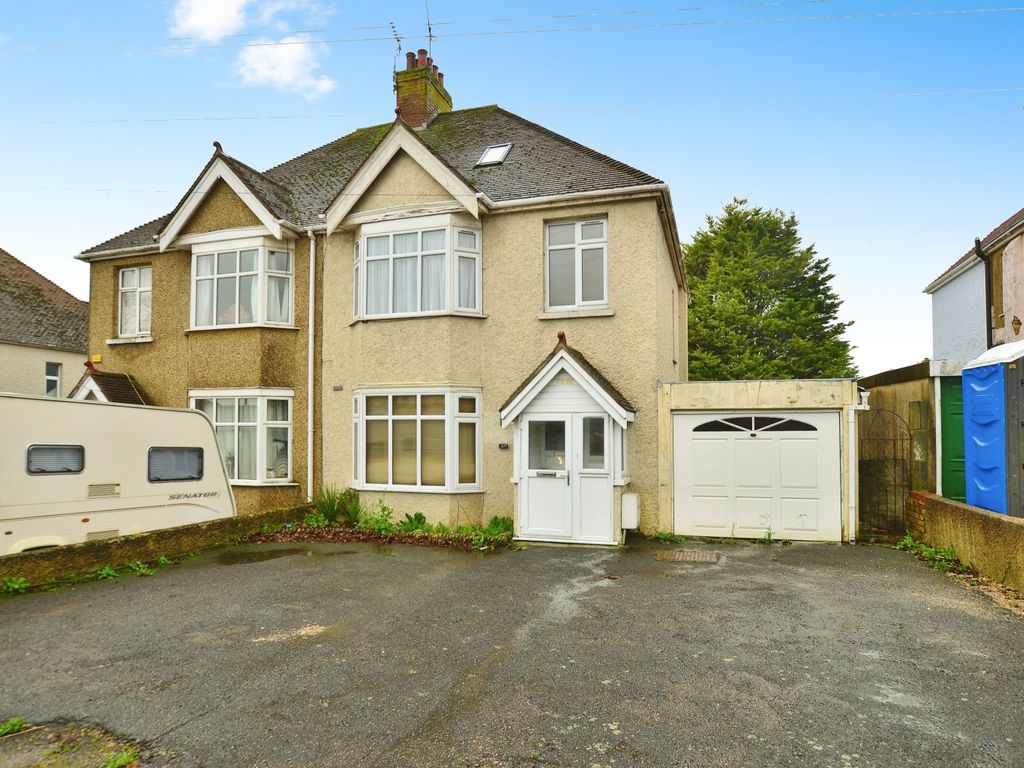 3 bed semidetached house for sale in Canterbury Road, Folkestone, Kent