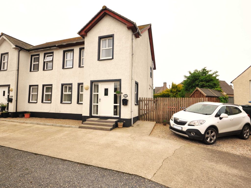 3 bed semidetached house for sale in North Villa, Leswalt, Stranraer