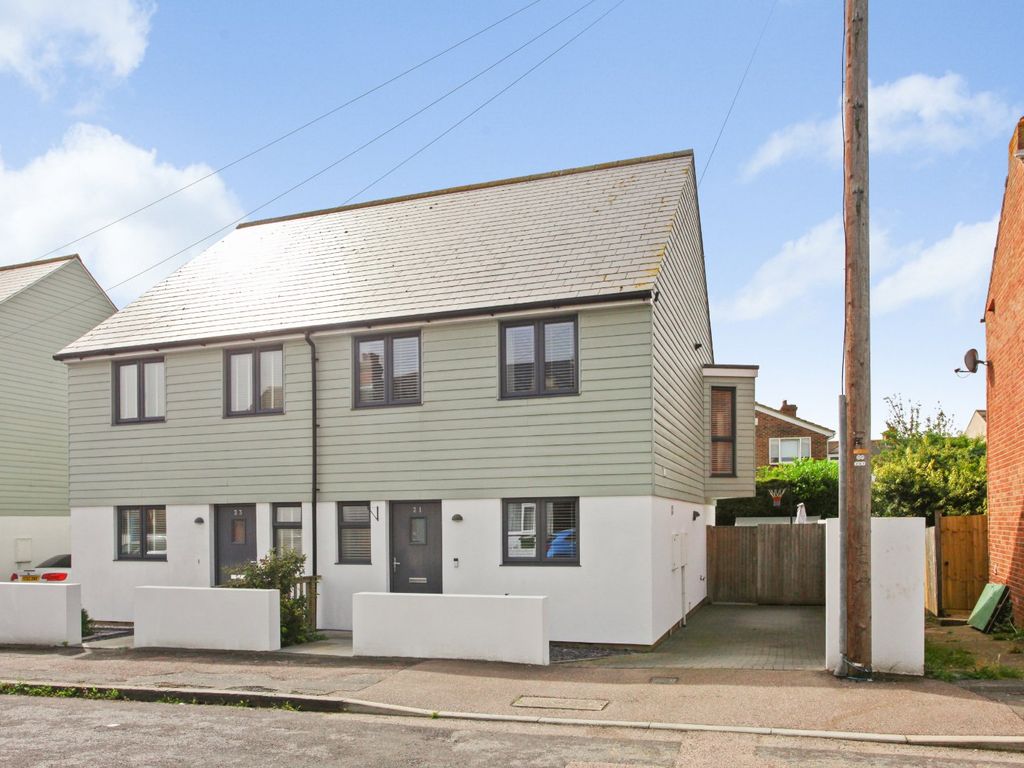 3 bed semidetached house for sale in Postling Road, Folkestone, Kent