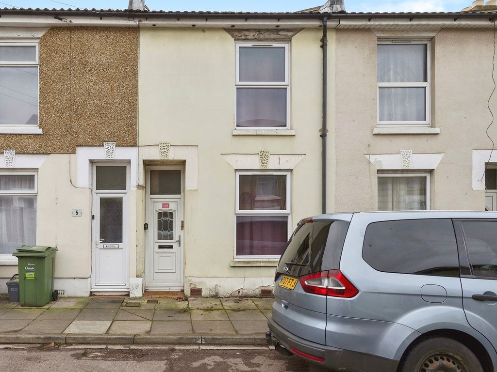 2 bed terraced house for sale in Meyrick Road, Portsmouth PO2, £150,000