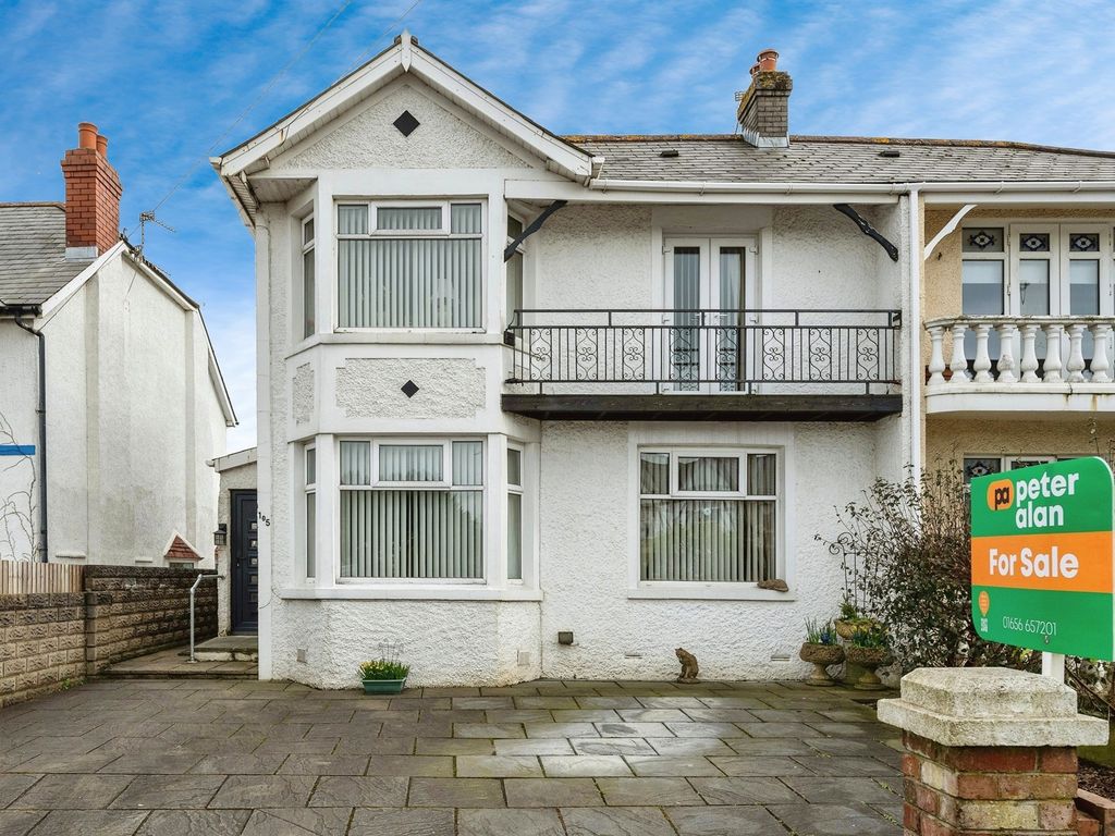 3 bed semidetached house for sale in Ewenny Road, Bridgend CF31, £