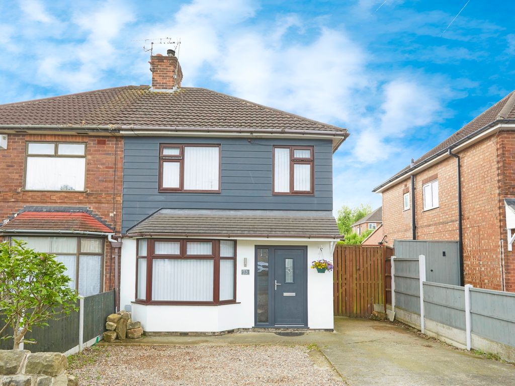 3 bed semidetached house for sale in Marjorie Road, Chaddesden, Derby, Derbyshire DE21, £