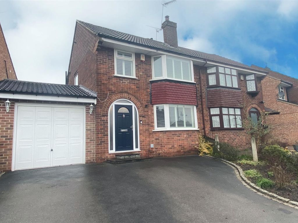 3 bed semidetached house for sale in Hardwick Avenue, Allestree, Derby