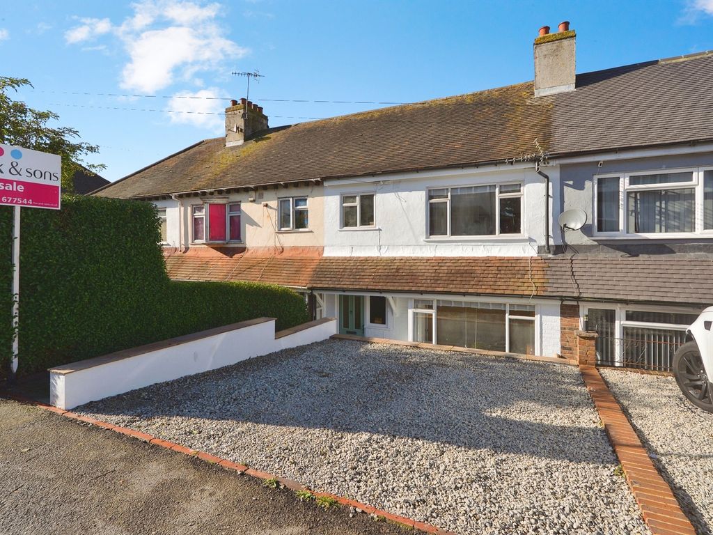 4 bed terraced house for sale in Bevendean Crescent, Brighton BN2, £