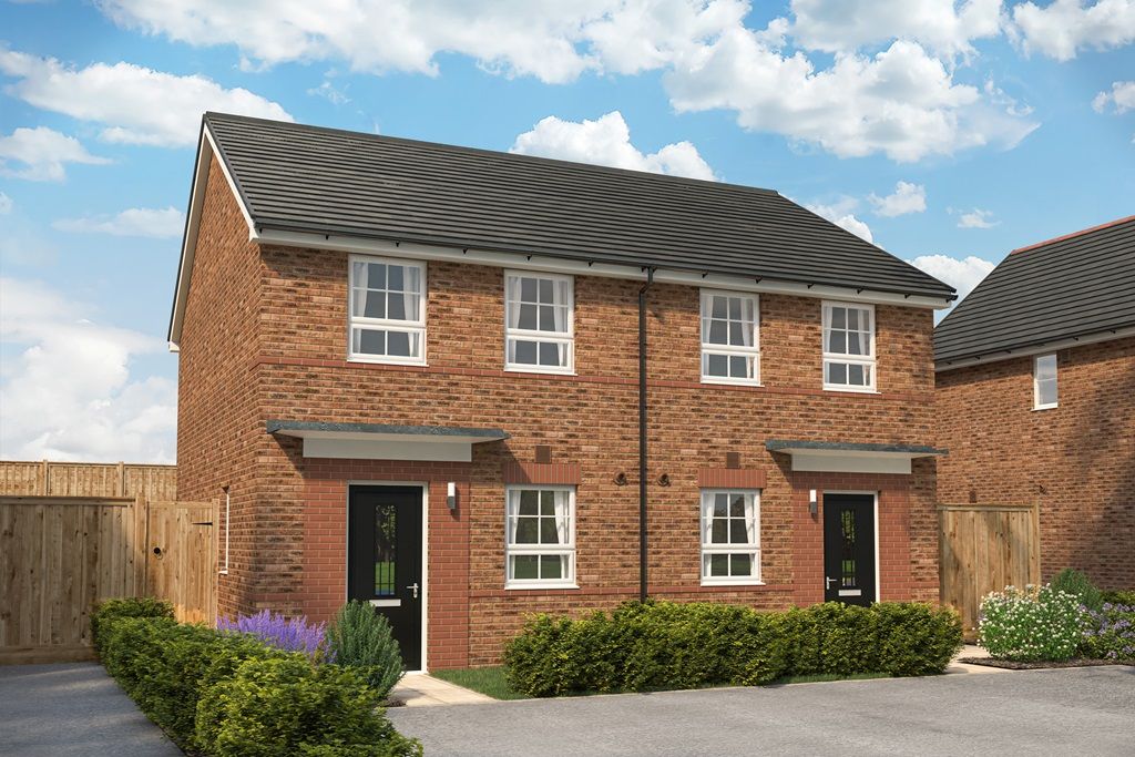 New home, 2 bed semidetached house for sale in "Denford" at Lightfoot