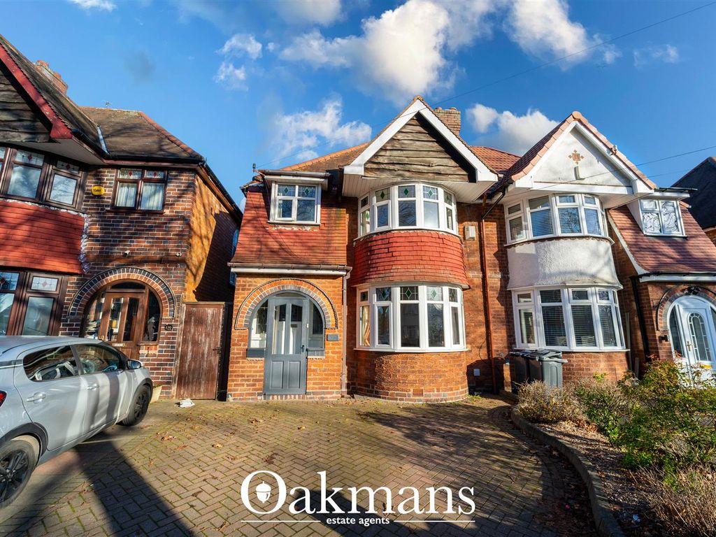 3 bed semidetached house for sale in School Road, Hall Green