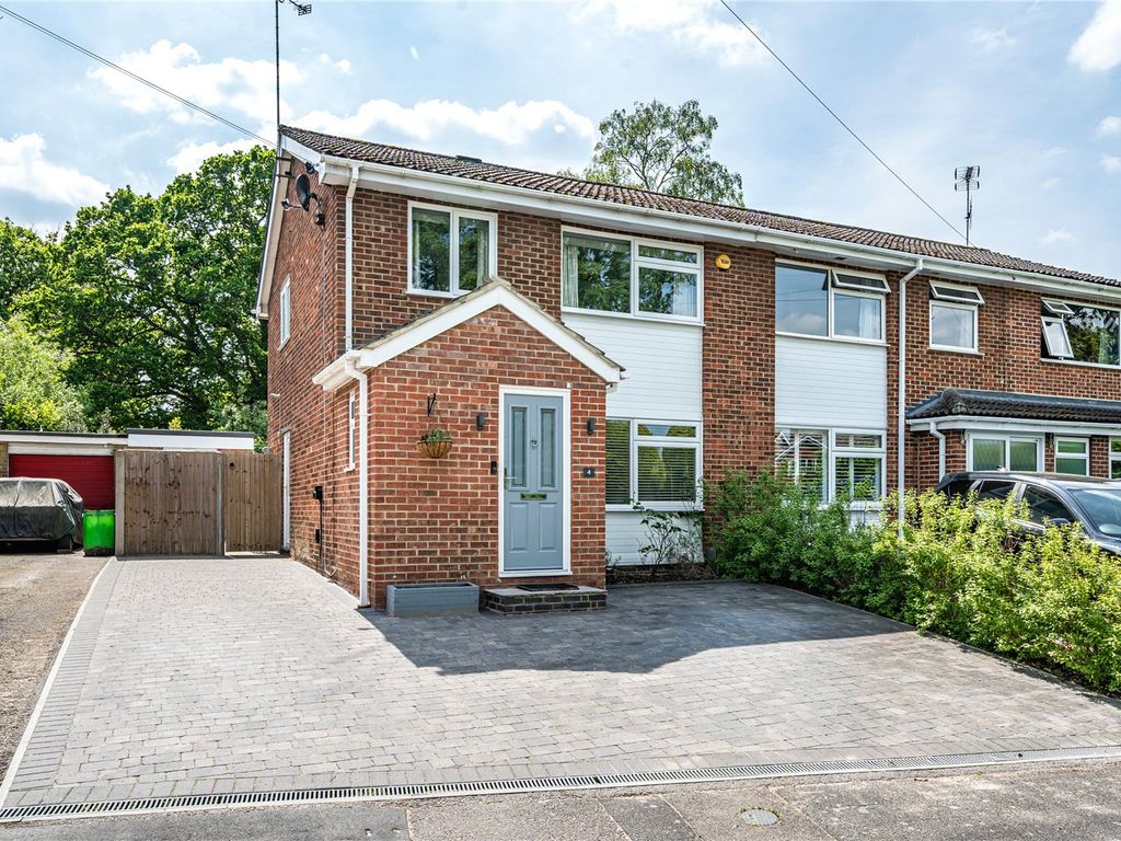 3 bed semidetached house for sale in Nutley Close, Yateley, Hampshire GU46, £450,000 Zoopla