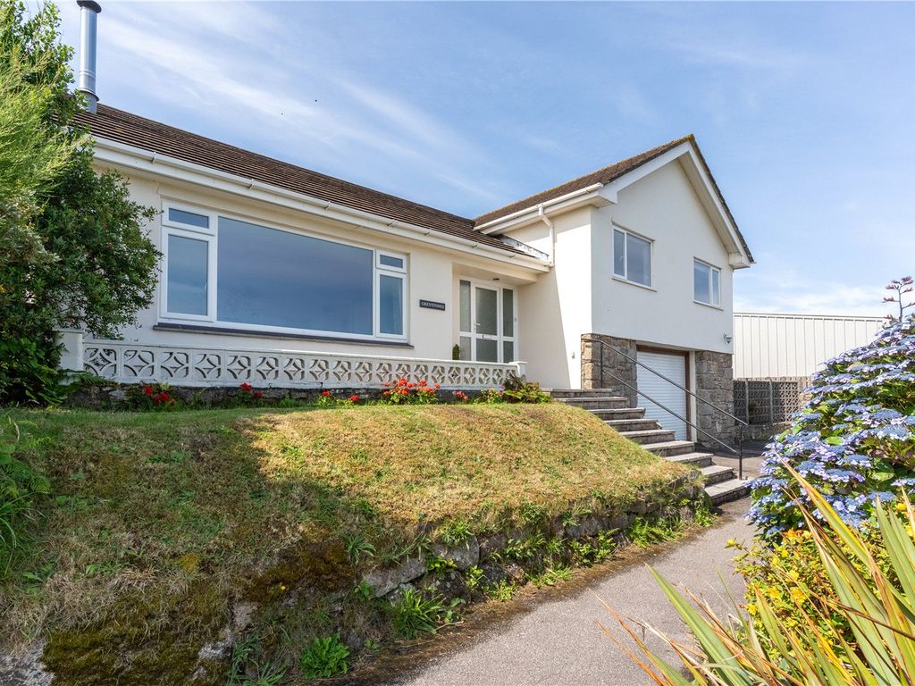 4 bed detached house for sale in Carn Bosavern, St Just TR19, £495,000