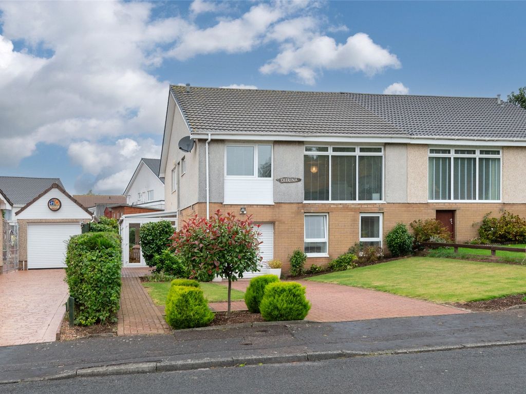 3 bed semidetached house for sale in Braeside, Kennoway, Leven KY8, £