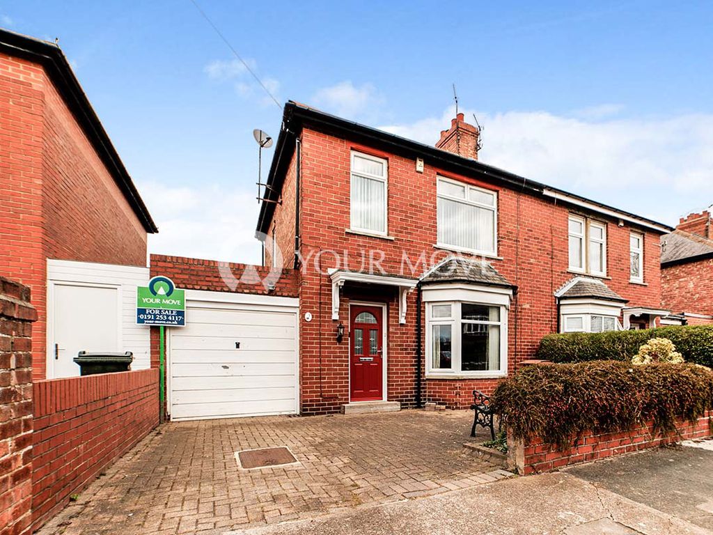 3 bed semidetached house for sale in Kielder Road, South Wellfield, Whitley Bay, Tyne And Wear