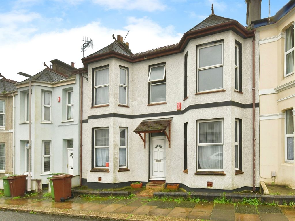 5 bed terraced house for sale in Knighton Road, Plymouth PL4, £210,000