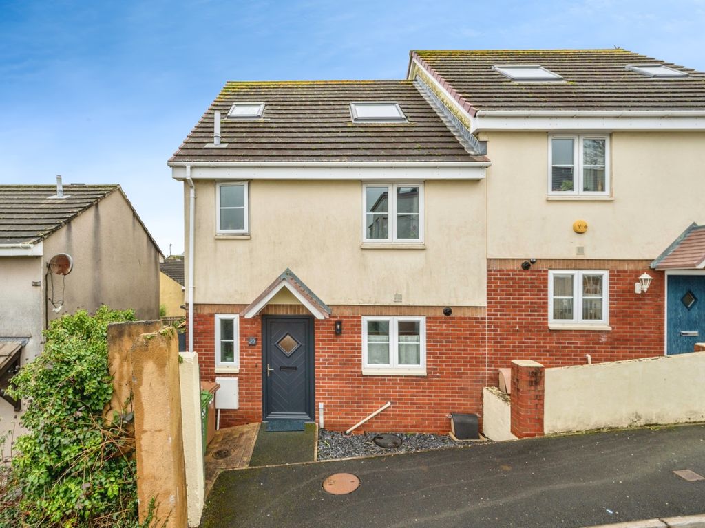 3 bed terraced house for sale in Mount Tamar Close, St Budeaux