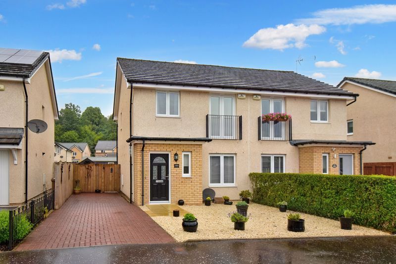 3 bed semidetached house for sale in Cavalry Park, Kilsyth, Glasgow