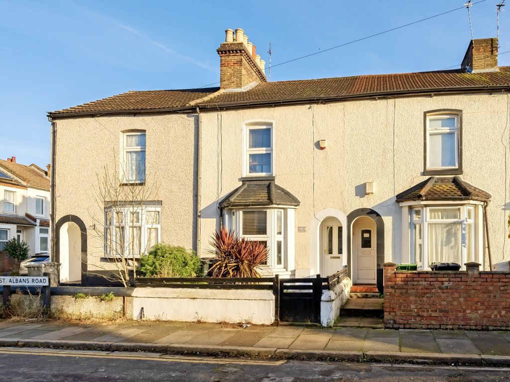 2 bed terraced house for sale in St. Albans Road, Dartford DA1, £