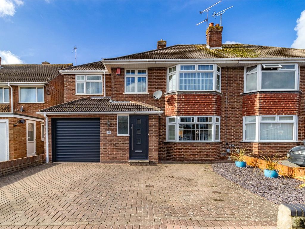 4 bed semidetached house for sale in Bourton Avenue, Stratton St