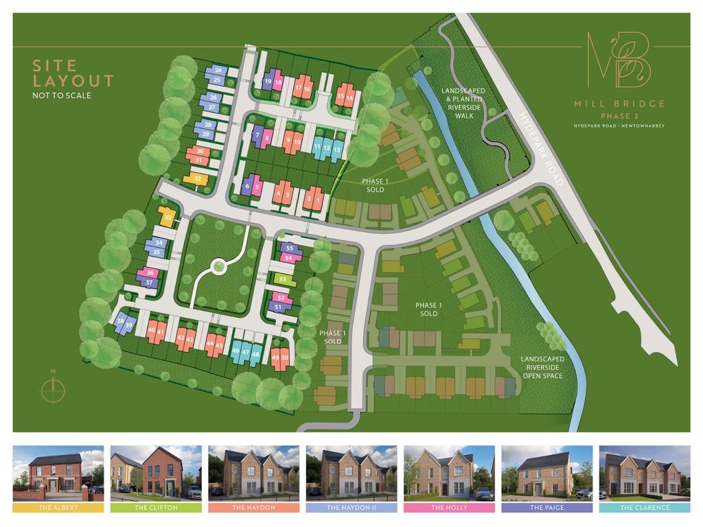 New home, 4 bed semidetached house for sale in Mill Bridge, Hydepark