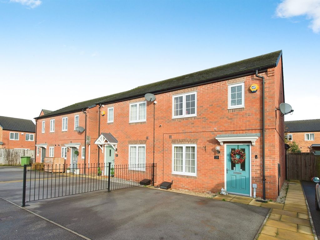4 bed semidetached house for sale in Silkstone Road, Featherstone, Pontefract WF7, £220,000