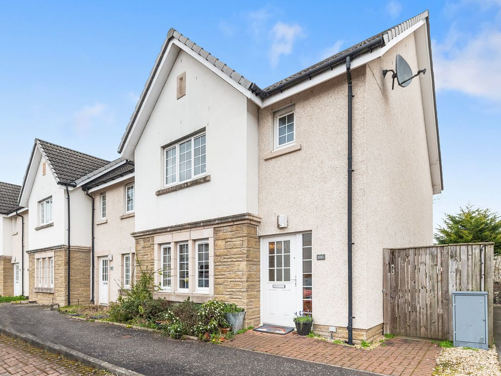 3 bed end terrace house for sale in Crown Crescent, Larbert FK5, £