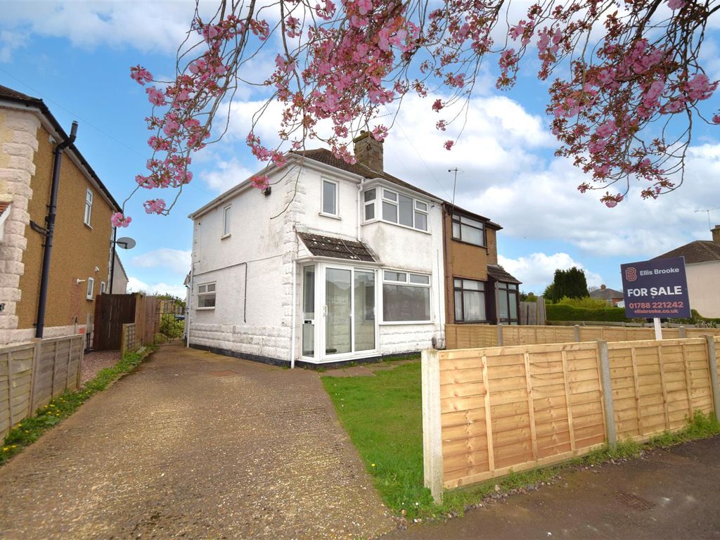 3 bed semidetached house for sale in Road, Rugby CV22, £