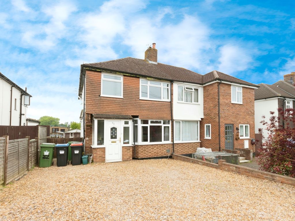 3 bed semidetached house for sale in Wolverton Road, Haversham, Milton Keynes MK19, £365,000