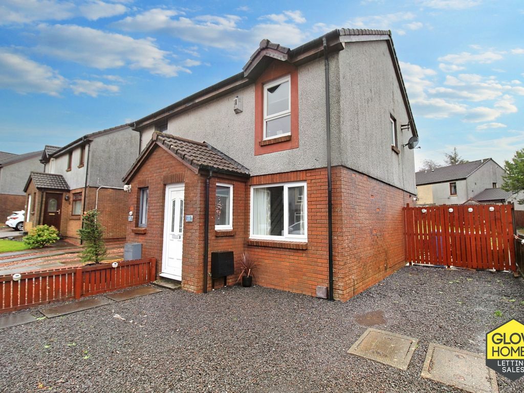 2 bed semidetached house for sale in Denholm Way, Beith KA15, £100,000