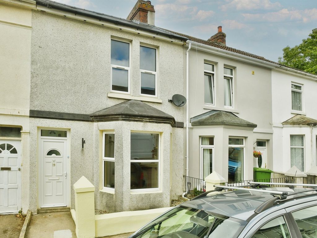 3 bed terraced house for sale in Ferndale Avenue, Plymouth PL2, £