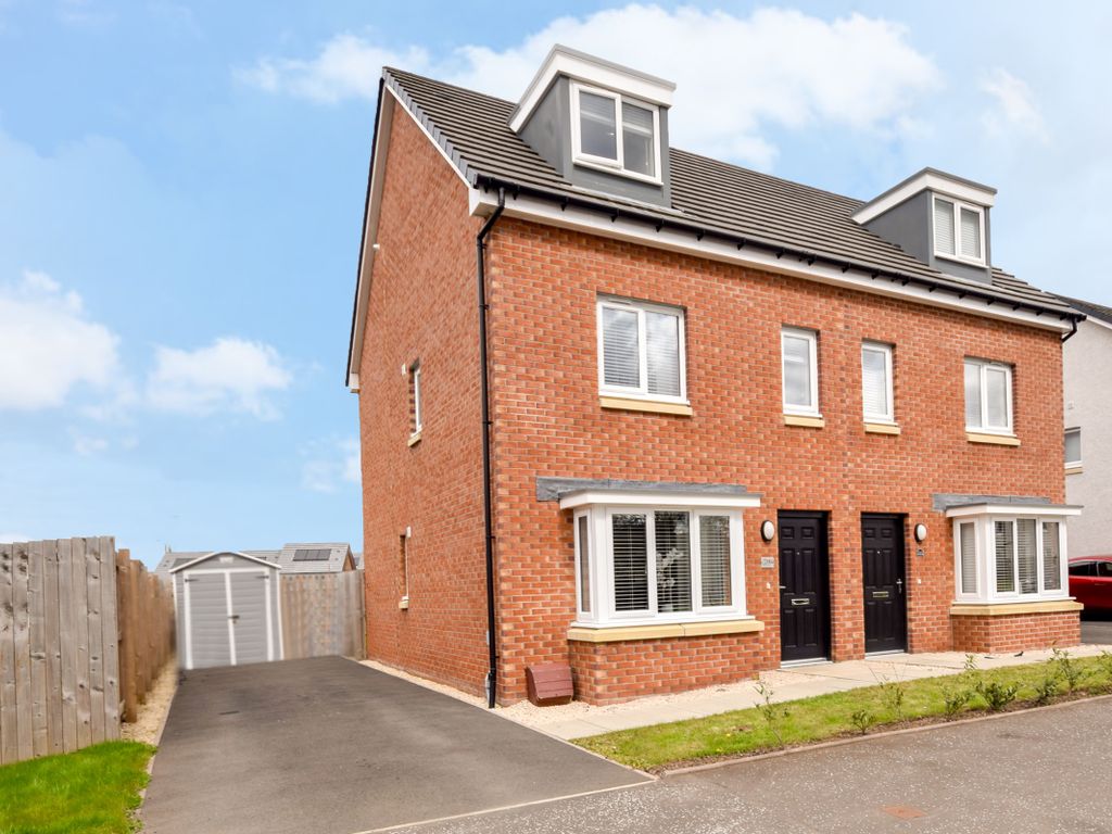 3 bed semidetached house for sale in Meadowhead Road, Wishaw ML2, £