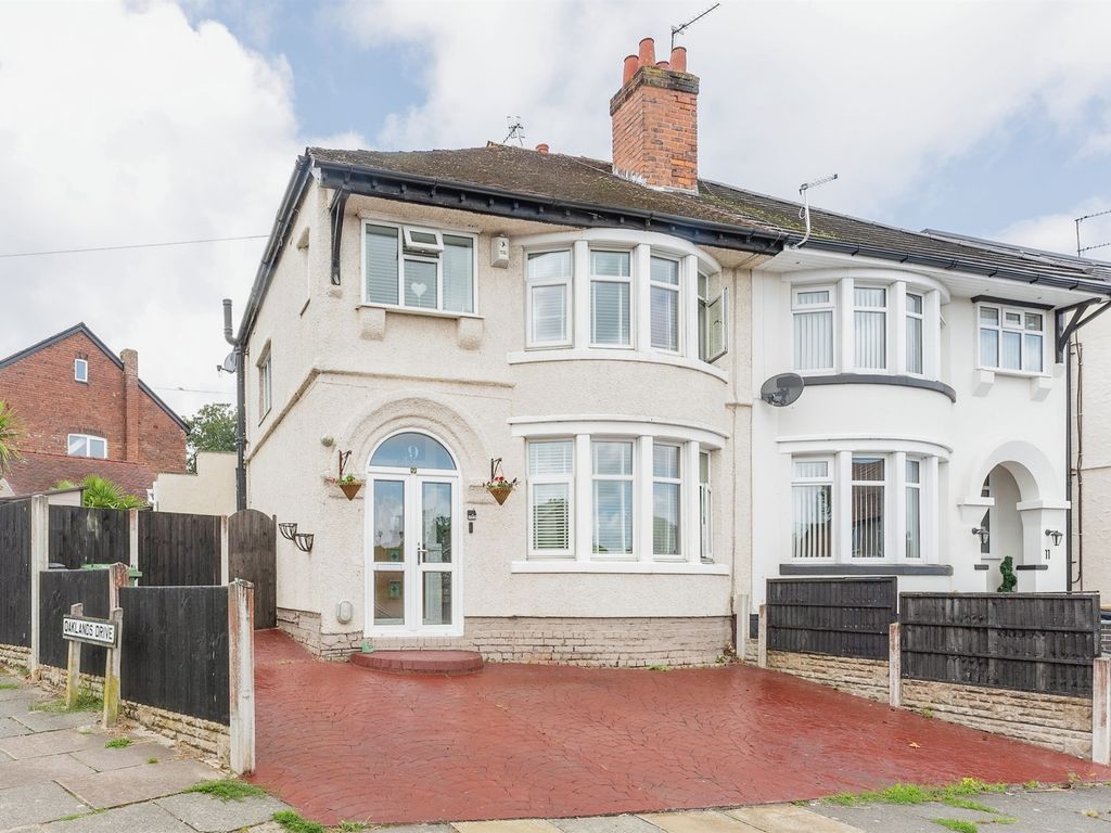 3 bed semidetached house for sale in Barlow Avenue, Bebington, Wirral