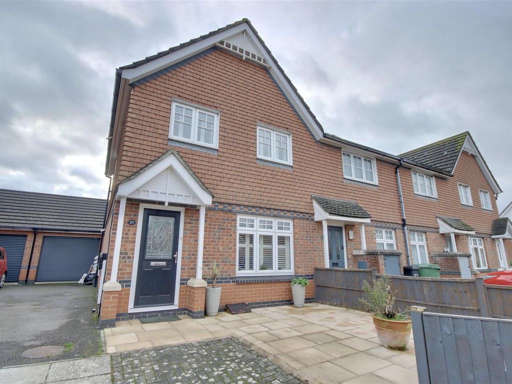 3 bed terraced house for sale in Warspite Close, Portsmouth PO2, £