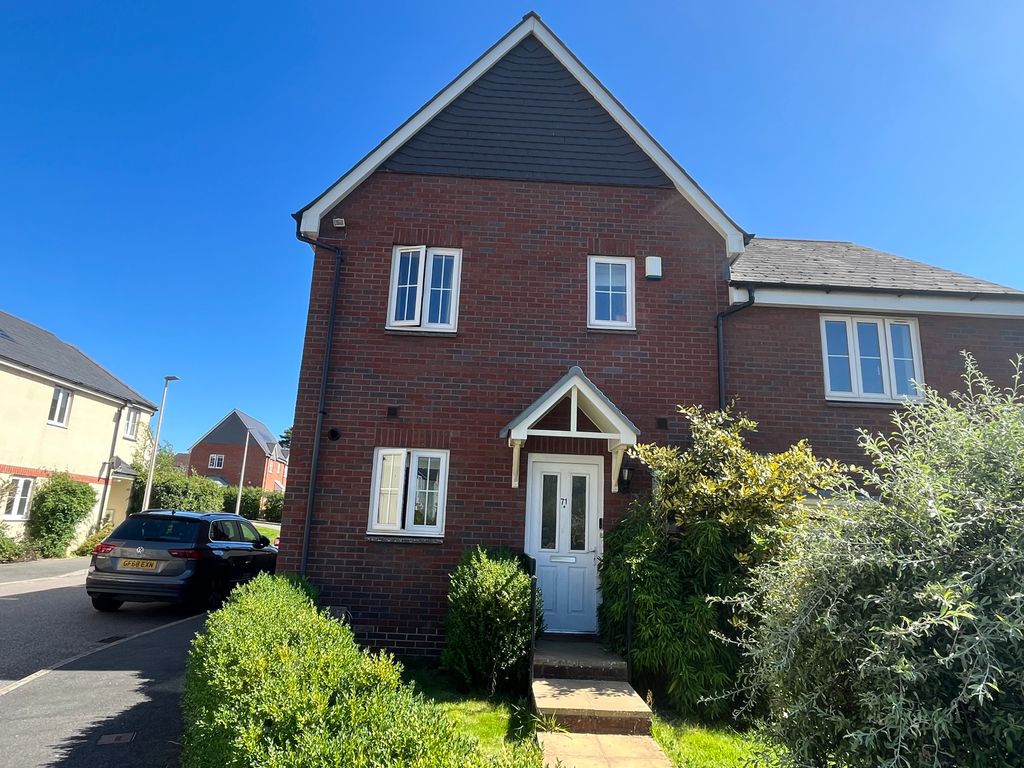 3 bed semidetached house to rent in Betjeman Close, Sidmouth EX10, £