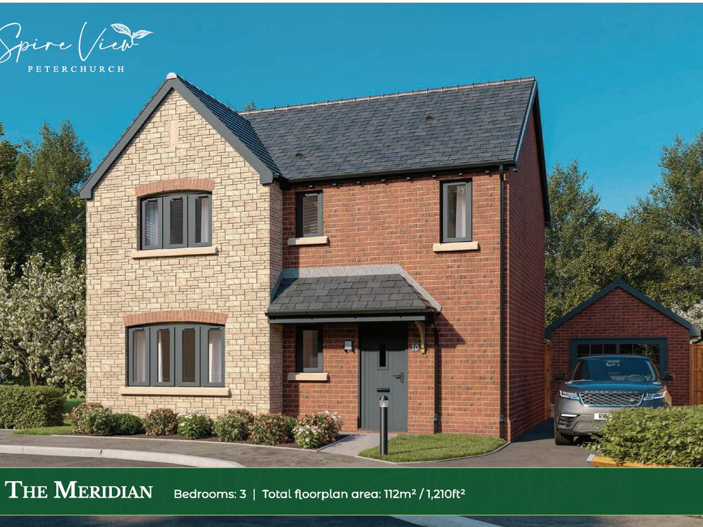 New home, 3 bed detached house for sale in Spire View, Peterchurch HR2