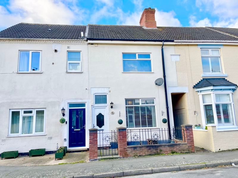 3 bed terraced house for sale in Crescent Road, Hugglescote, Coalville