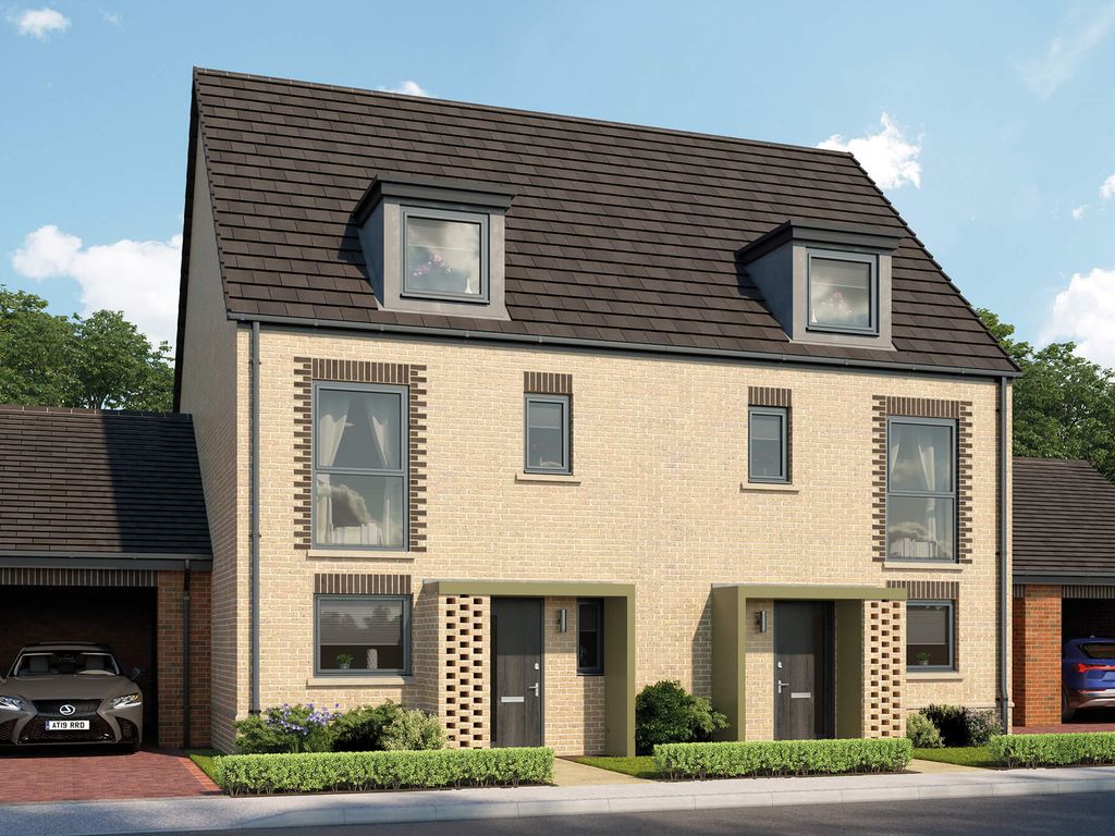 New home, 4 bed semidetached house for sale in "The Cartwright" at Hoadley End, Castle Hill