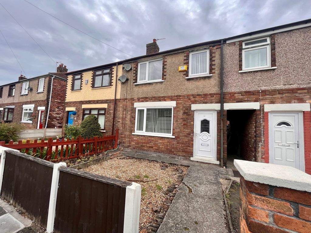 3 bed terraced house to rent in Irwin Road, Sutton, St. Helens WA9, £