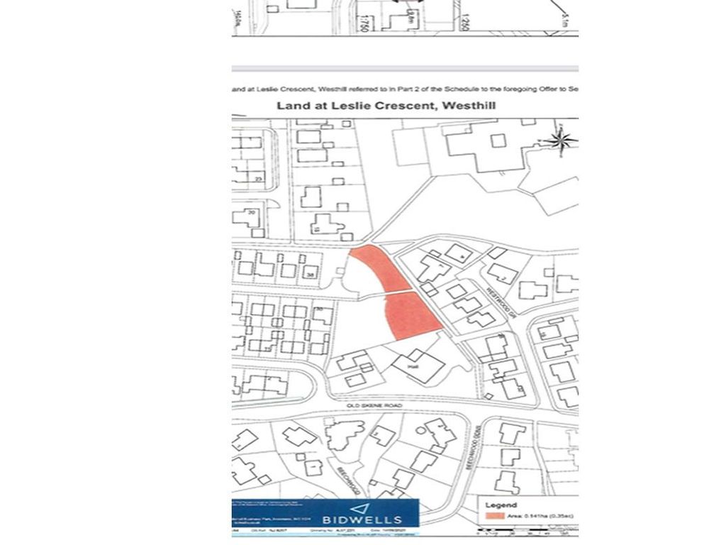 Land for sale in Land Adjacent To Westwood Grove, Westhill, Aberdeen