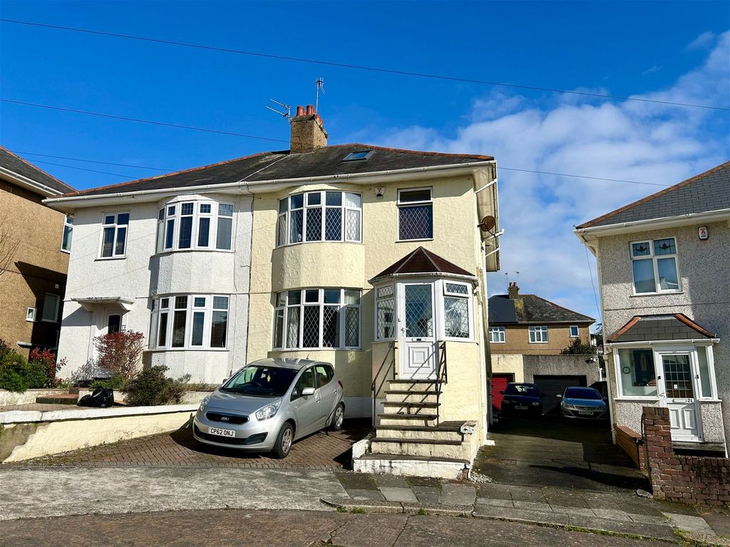 3 bed semidetached house for sale in Parker Road, Milehouse, Plymouth
