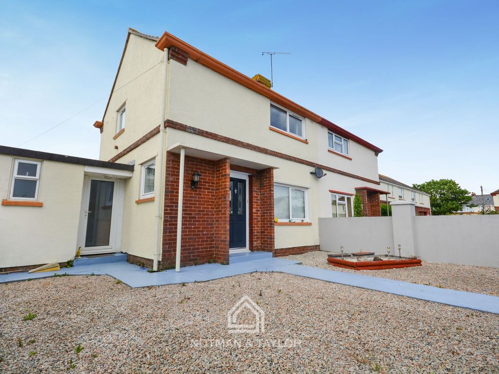 2 bed semidetached house for sale in Park Road, Torpoint, Cornwall