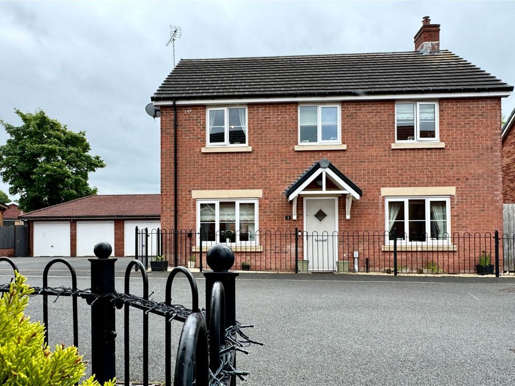 4 bed detached house for sale in Kinalt Crescent, St. Martins, Oswestry